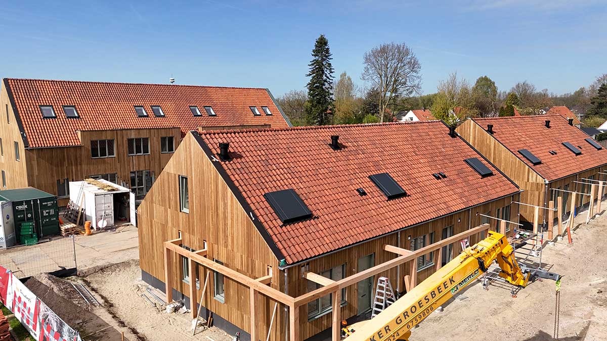 Gebruikte OVH dakpannen nieuwbouwwoning