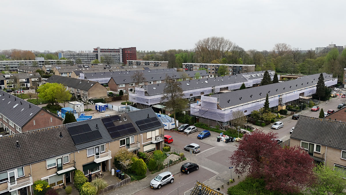 VHV Vario dakpannen Dordrecht renovatie wijk